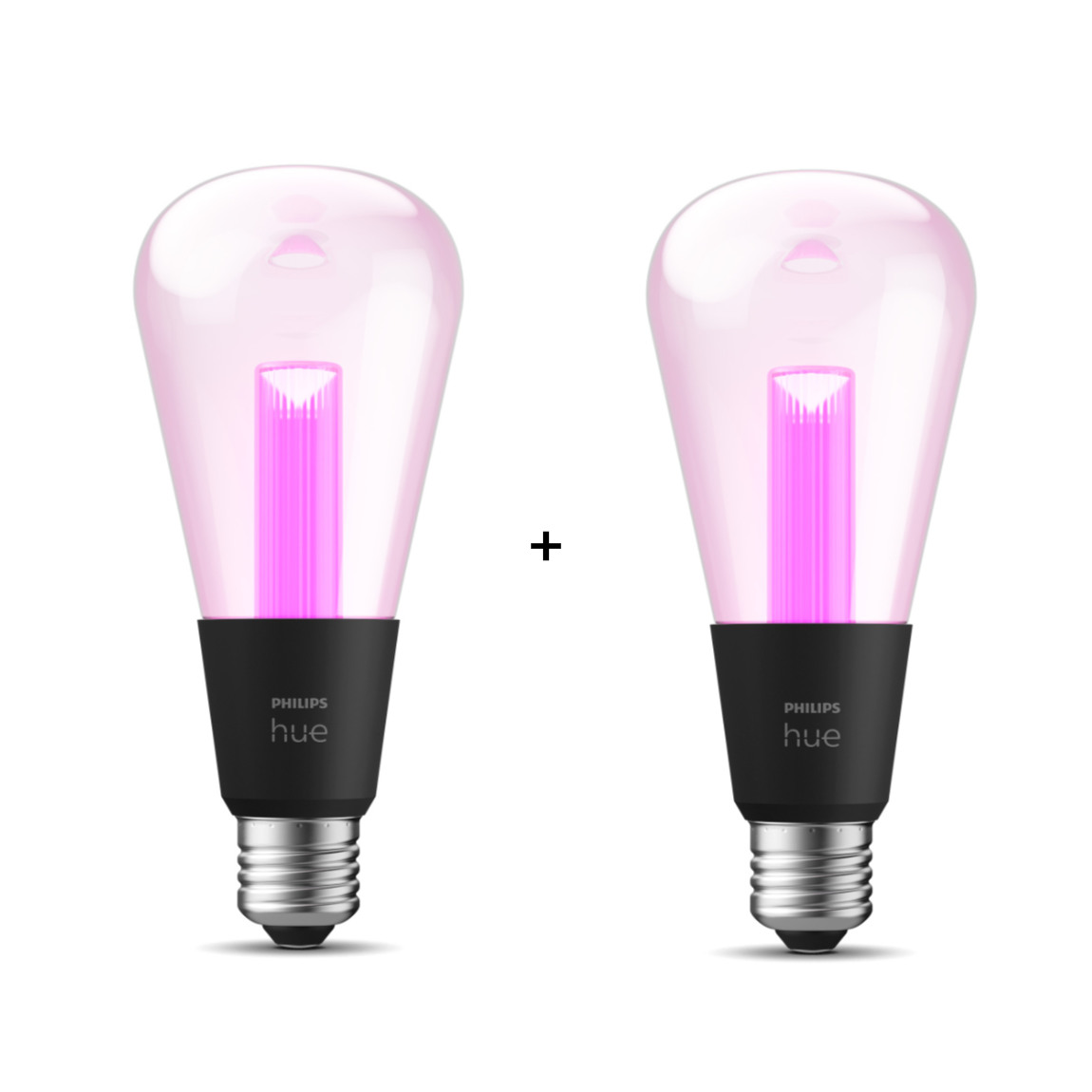Philips Hue White & Color Ambiance Lightguide Giant Edison ST72 E27 500lm - Weiß