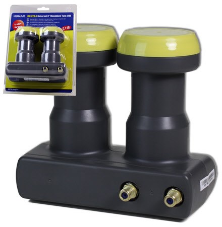 LNB 228-B Universal 6° Monoblock Gold Serie Twin-LNB