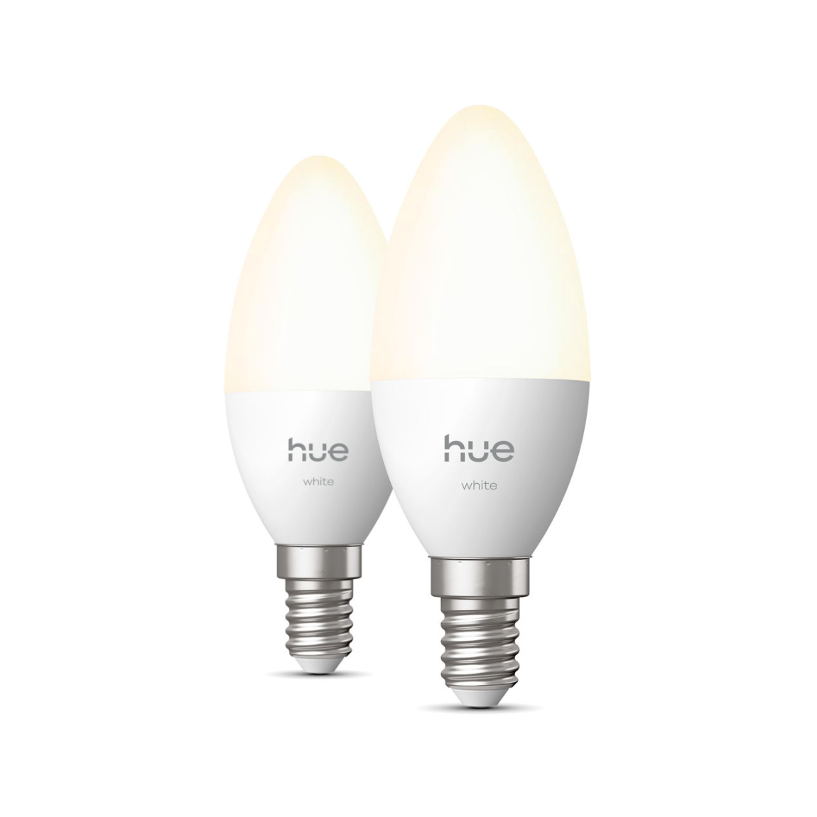 Philips Hue White Kerzenlampe E14 - 470lm - 2er-Set - Weiß