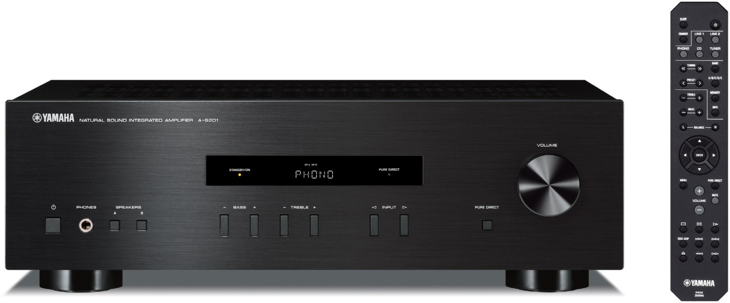 A-S 201 VollverstÀrker Stereo schwarz