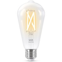 WiZ 60W E27 Edisonform Filament Amber Warm- und Kaltweiß - Weiß
