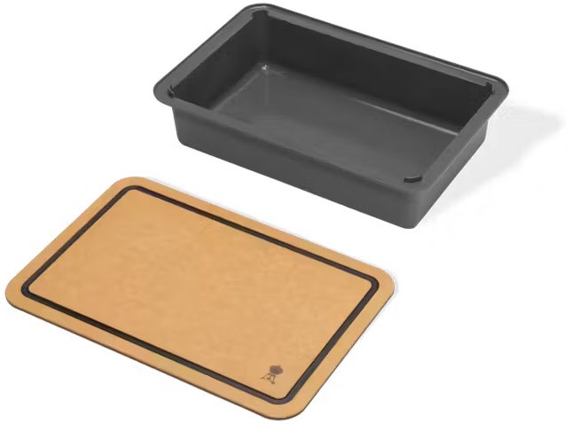 Works Box und Schneidebrett für Seitentisch Slate GDP (76cm)
