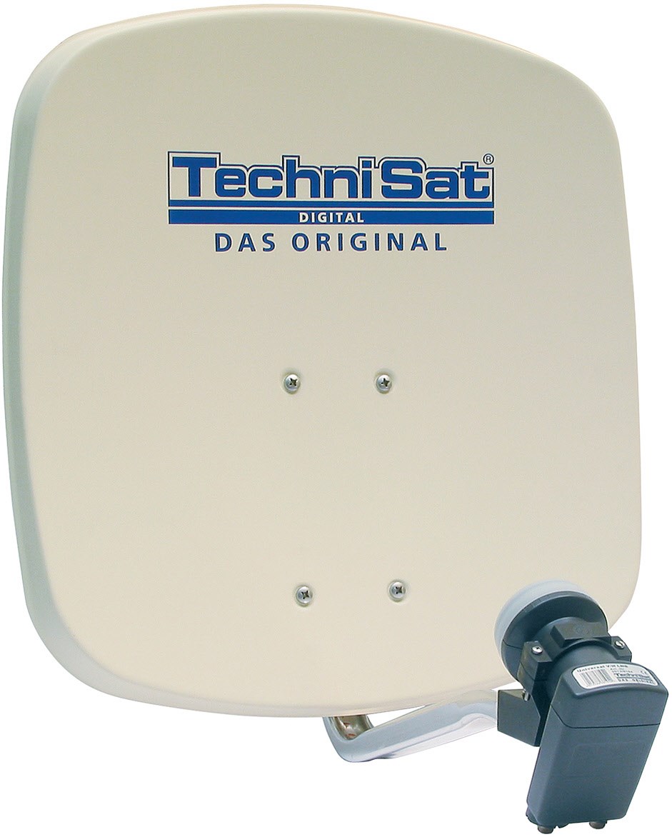 DigiDish 45 Universal-V/H-LNB Satellitenantenne beige