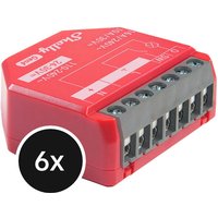 Shelly 1PM Mini (Gen. 4) - WLAN 1-Kanal Relais max. 8A - 6er-Set