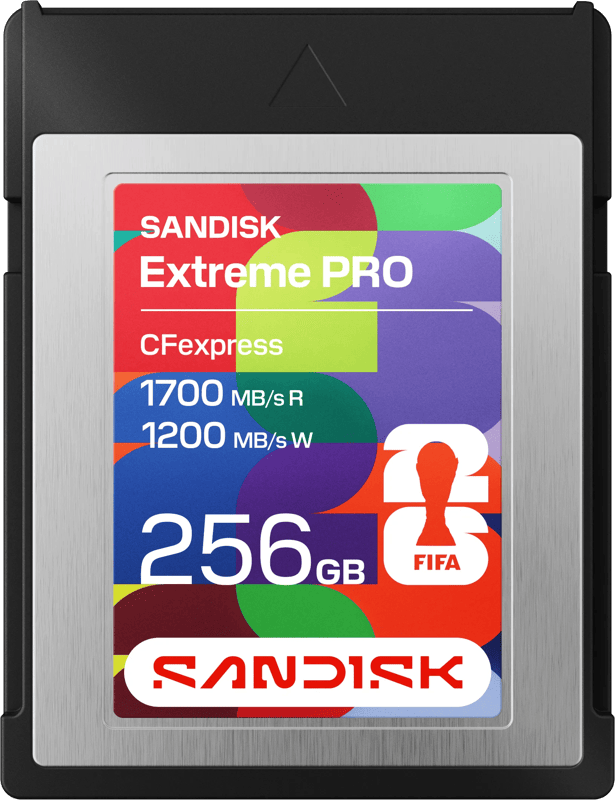 SANDISK FIFA World Cup 2026 Edition 256GB CFexpress Type B