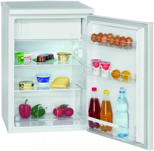 KS 2184.1 Tischkühlschrank mit Gefrierfach weiß