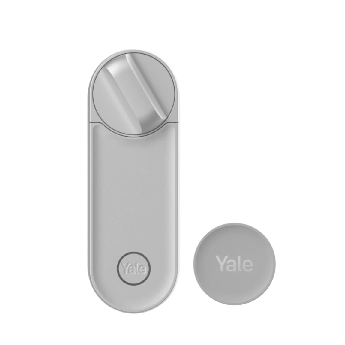 Yale Linus L2 Smart Lock - Smartes Türschloss mit Türsensor & NFC Tag - Silber