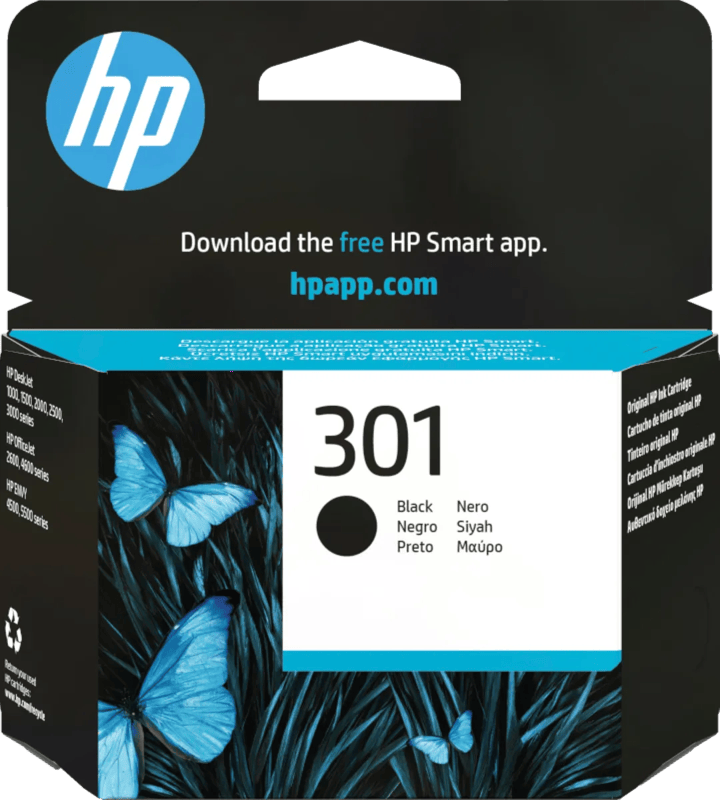 HP 301 Patrone Schwarz