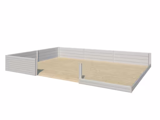 15mm Fußbodenpaket für Gartenhaus Modell Nelo 44 E