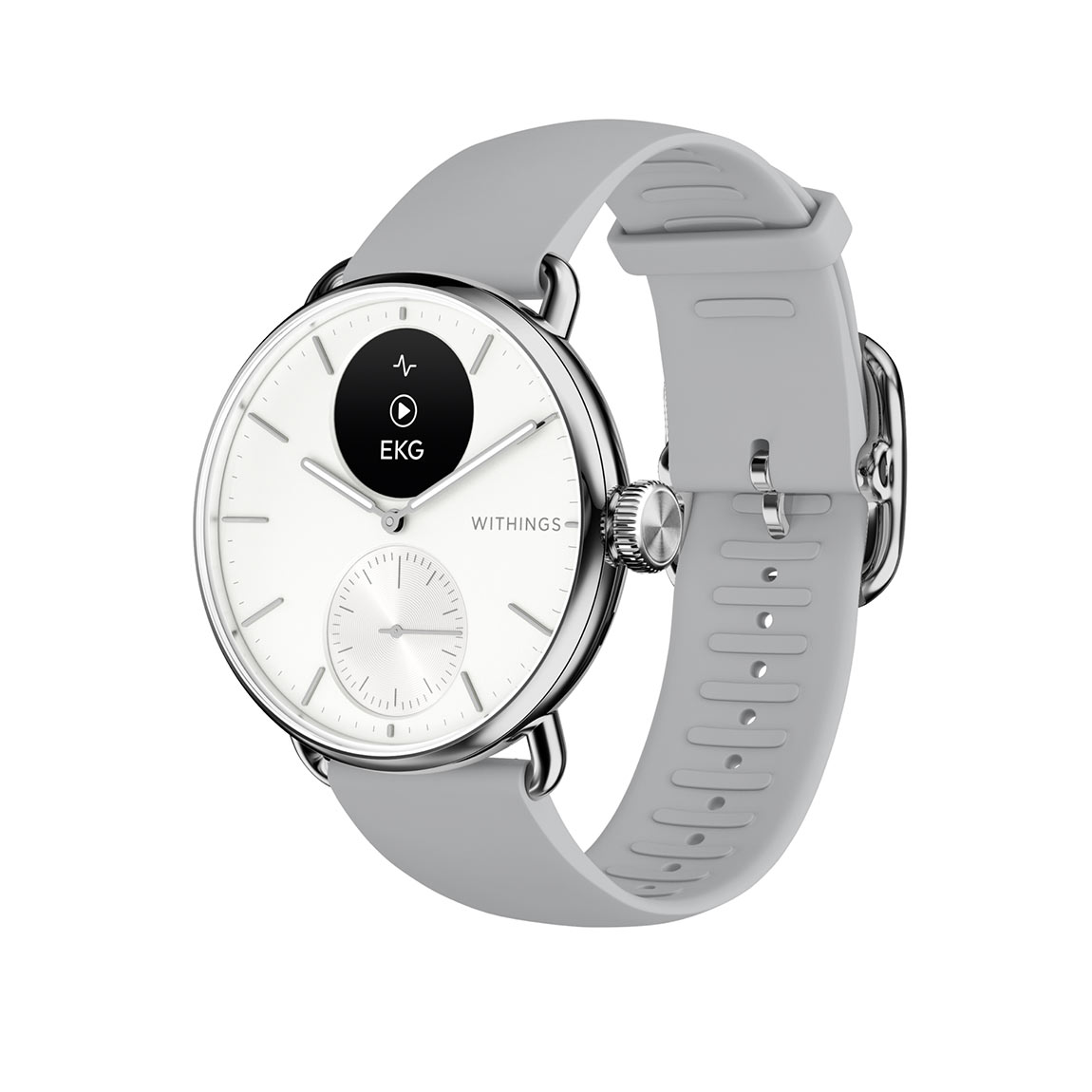 Withings Scanwatch 2 - Hybrid Smartwatch mit Überwachung der Herzgesundheit - Roségold und 38mm