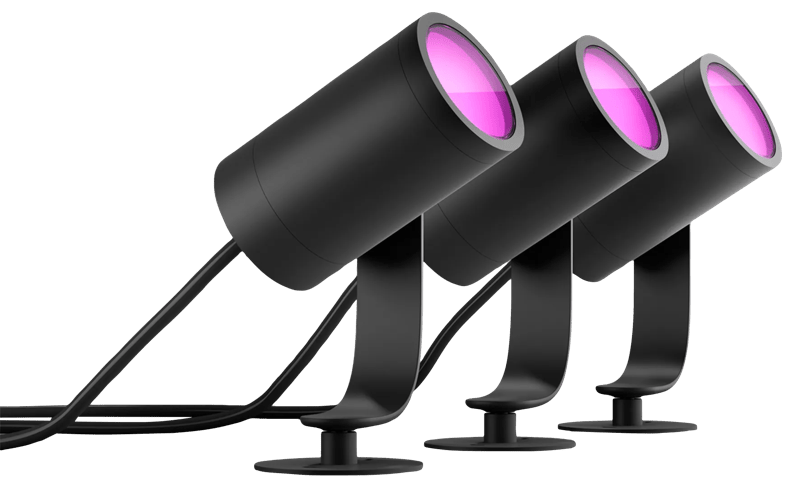 Philips Hue LED Spot Lily Basis Kit (3er-Set) - Schwarz