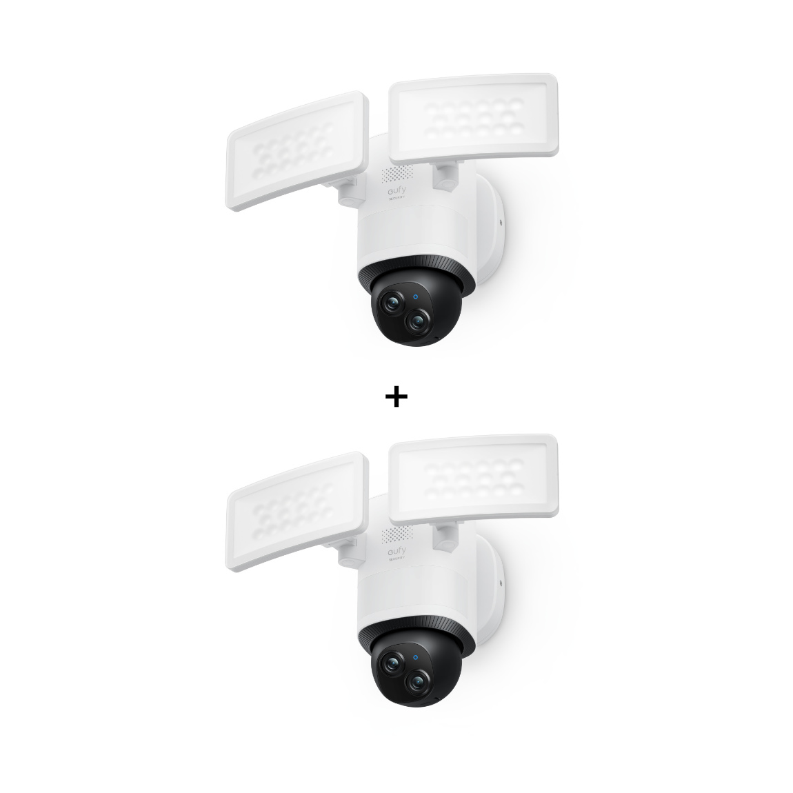 eufy Floodlight Cam E340 - 360° Dual-Flutlicht-Kamera - 2er-Set