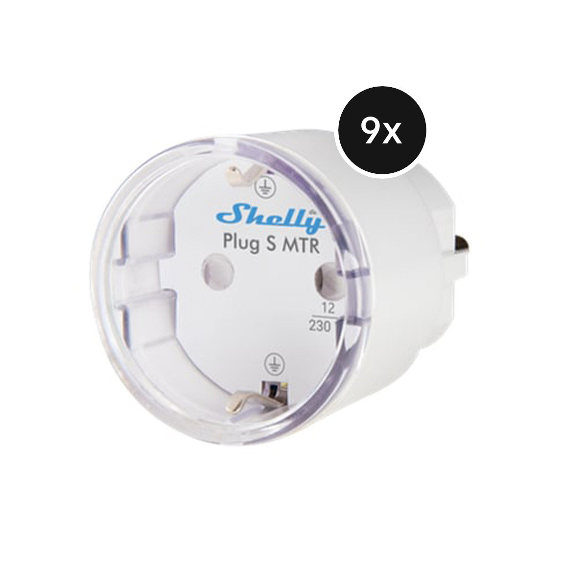 Shelly Plug S (Gen 3) - Zwischenstecker mit Matter - Weiß