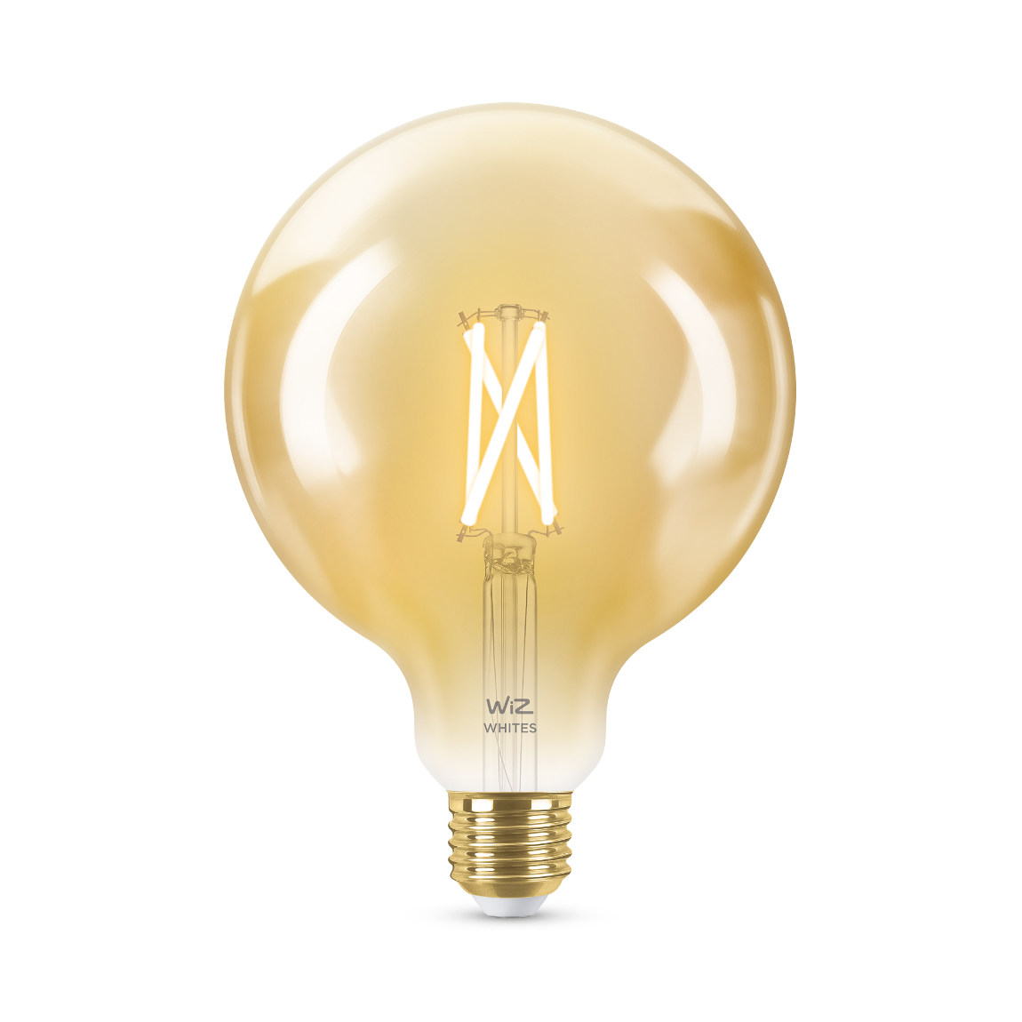 WiZ 60W E27 Edisonform Filament Amber Warm- und Kaltweiß - Weiß