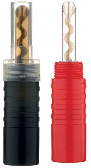 Exzellenz BFA Banana (4er Set) Bananenstecker rot/schwarz