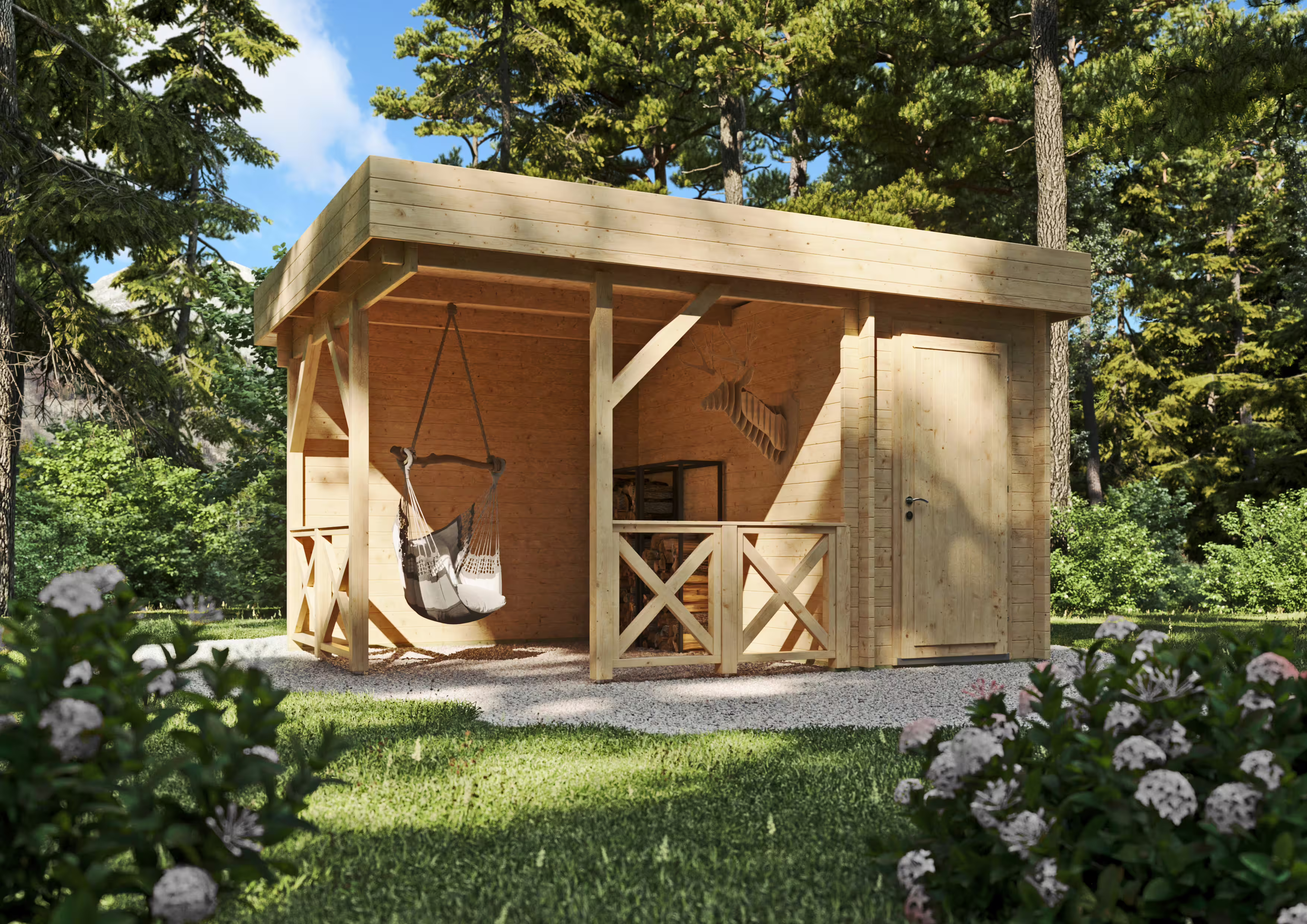 Gartenhaus Modell Salo 40 D