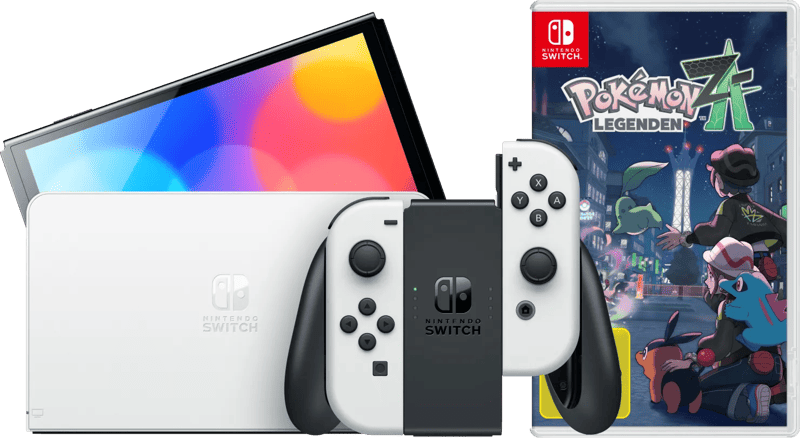 Nintendo Switch OLED Weiß + Pokémon-Legenden: Z-A