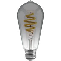 Hombli Filament Bulb CCT E27 ST64-Smokey - Silber