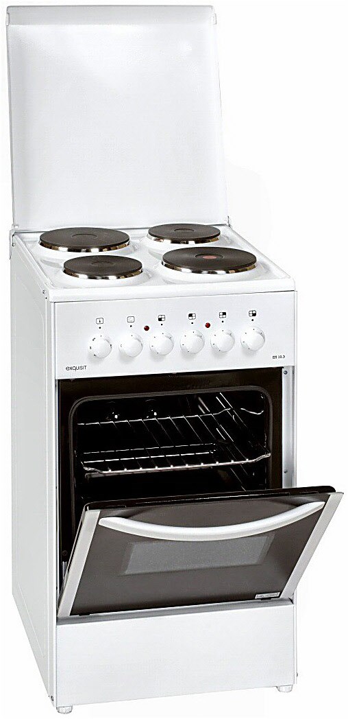 EH 10.3 F2 Elektroherd mit Kochfeld weiß, 50 l, 50 cm breit, A