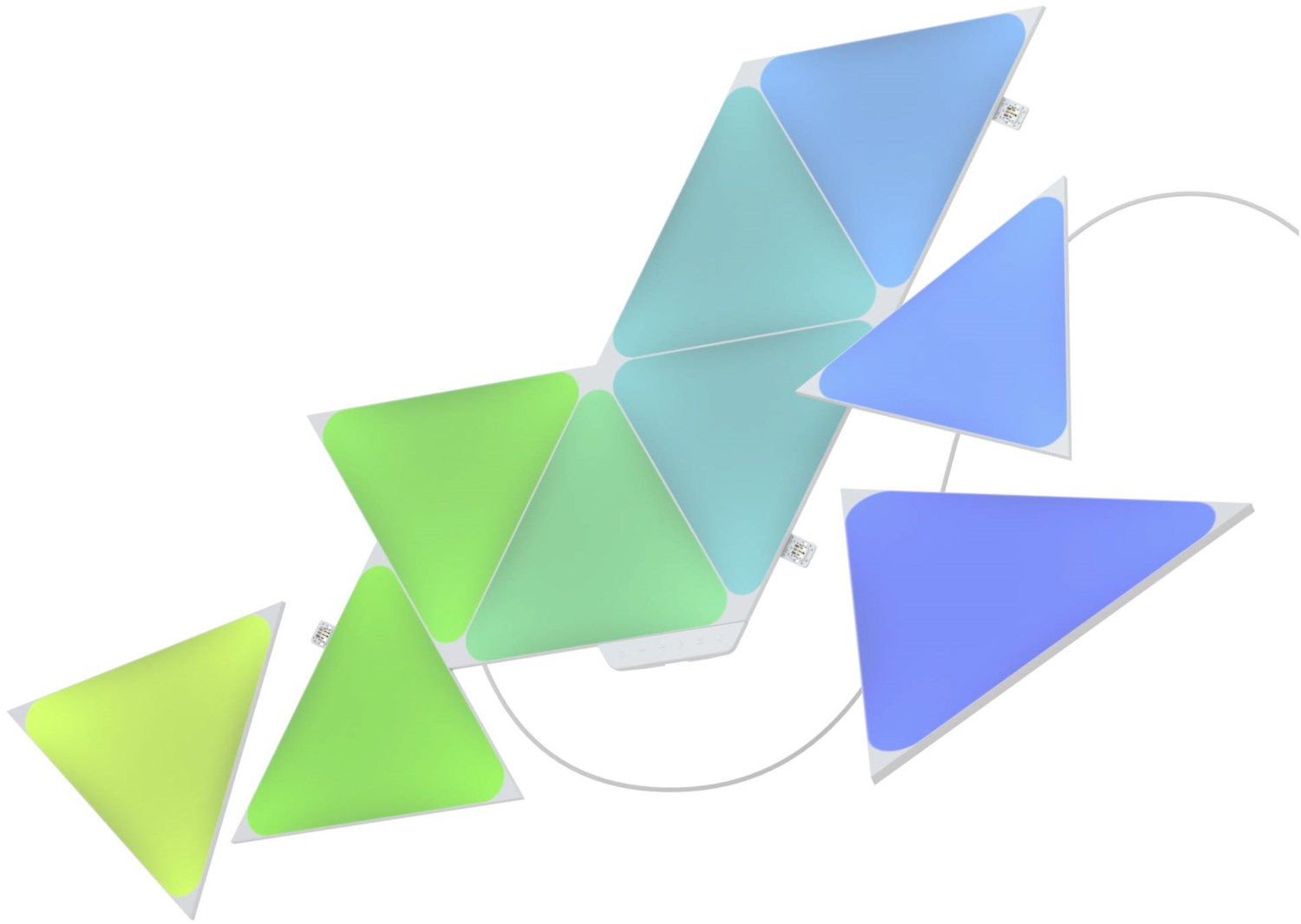 Nanoleaf Shapes Triangles Starter-Set - 9er-Set - Weiß
