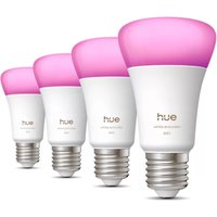 Philips Hue White and Color Ambiance E27 60W LED Lampe - 2er-Set - Weiß