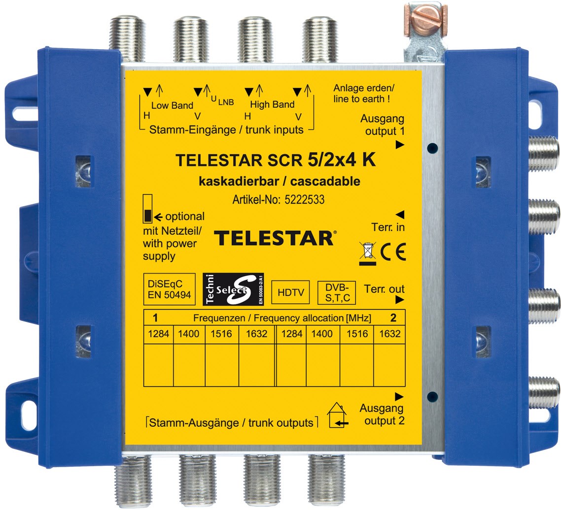 SCR 5/2x4 K Multischalter