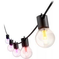 Philips Hue Festavia Globe Außenlichterkette - 7m - Schwarz