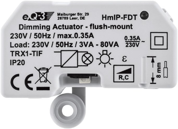 Homematic IP Dimmaktor Unterputz – Phasenabschnitt - Weiß
