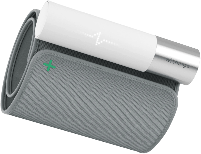 Withings BPM Core - Kabelloses Blutdruckmessgerät mit LED-Display - Grau