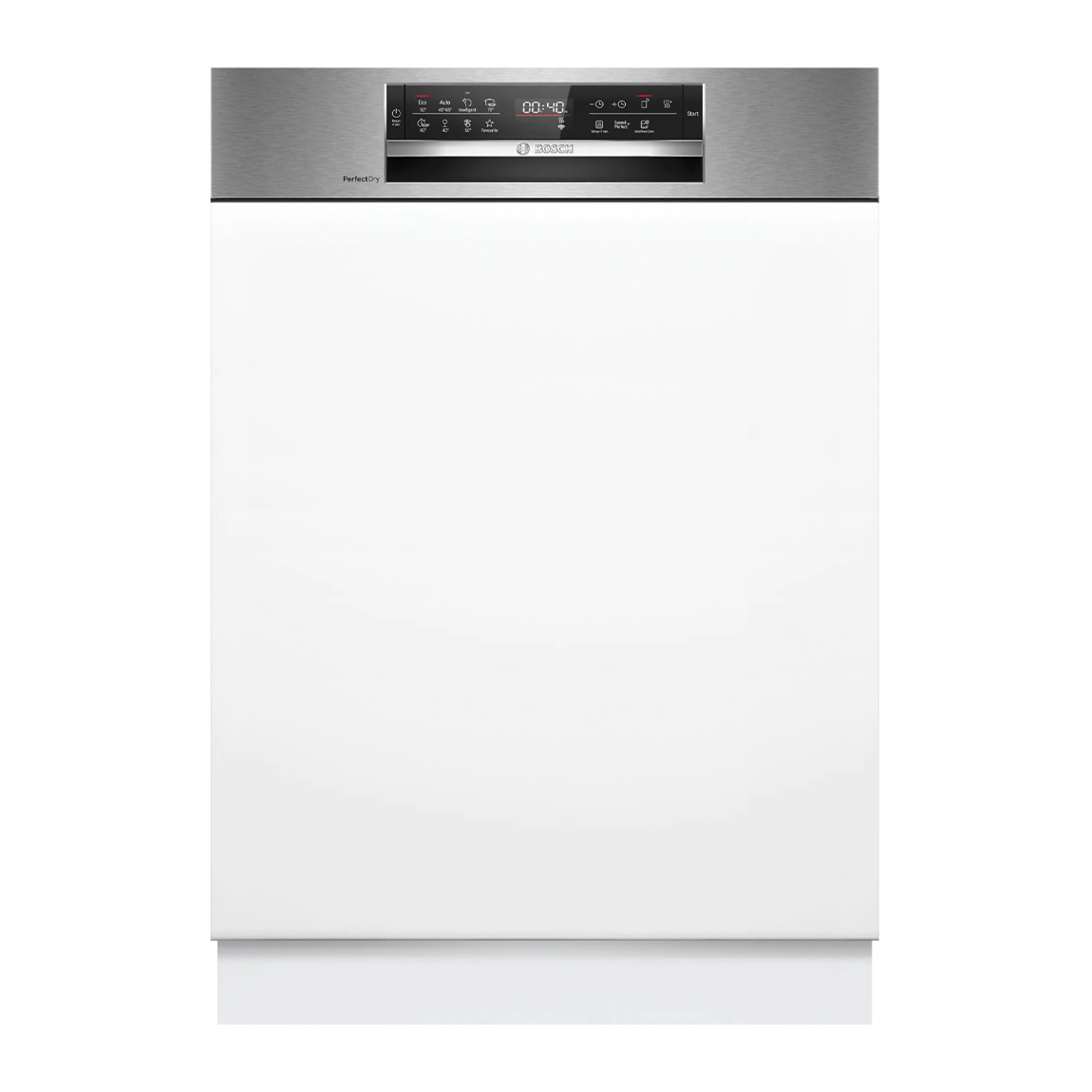 Bosch SMI6ZCS16E Serie 6 Teilintegrierter Geschirrspüler 60 cm - Gebürsteter Stahl