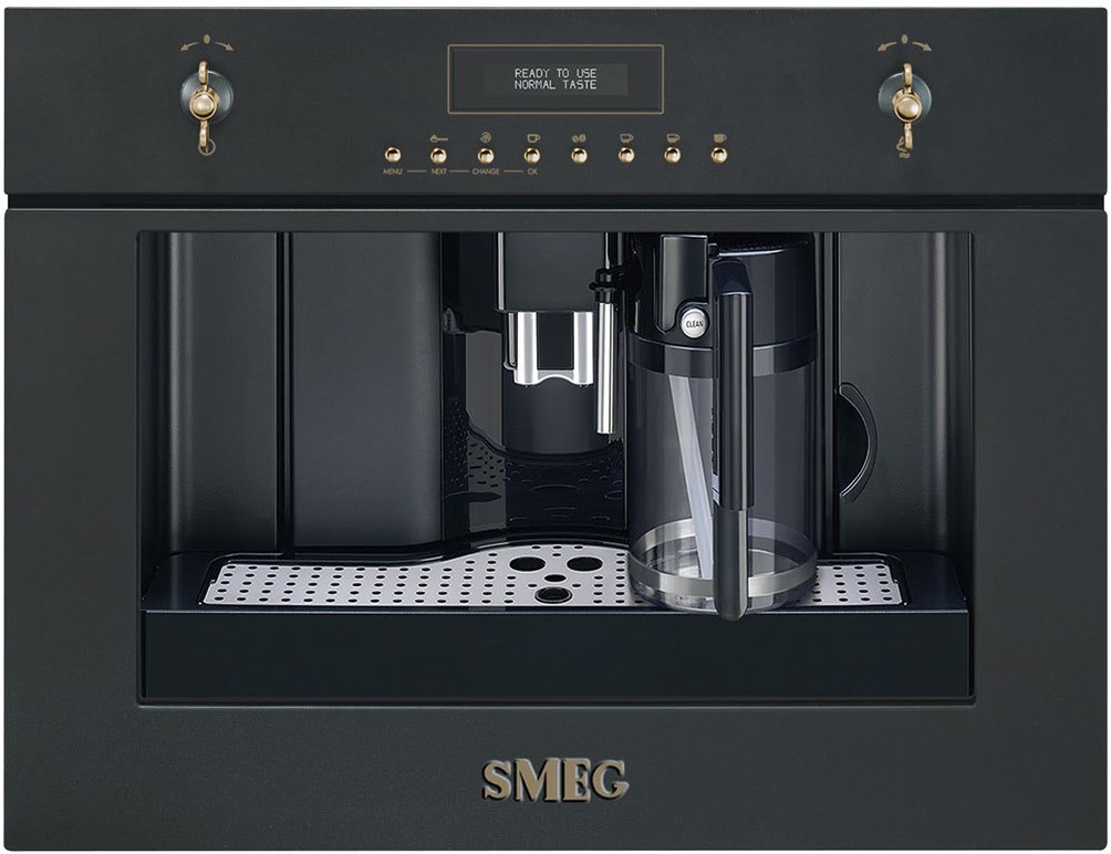 CMS8451A Einbau-Kaffee-Vollautomat anthrazit Nostalgie, 15 bar, 1,8 l