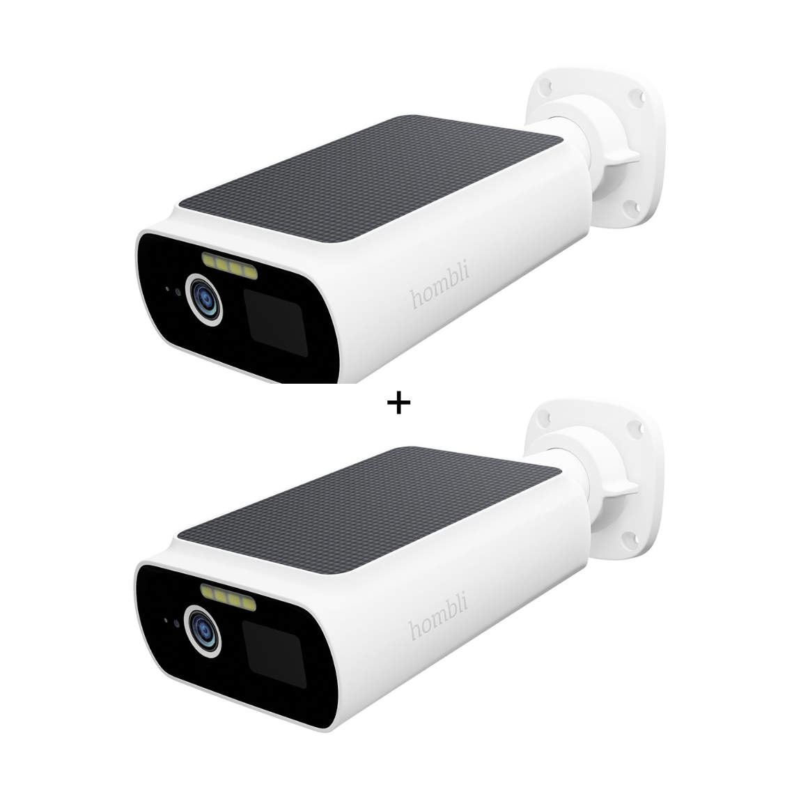 Hombli Solar Cam 2K - 2er-Set