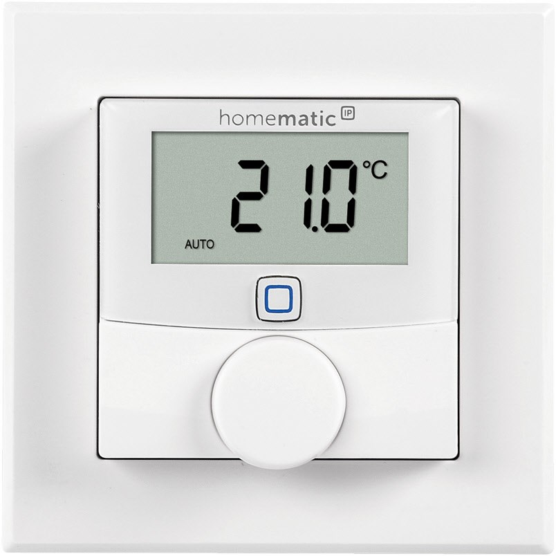 Homematic IP Wandthermostat mit Schaltausgang – für Markenschalter - Weiß