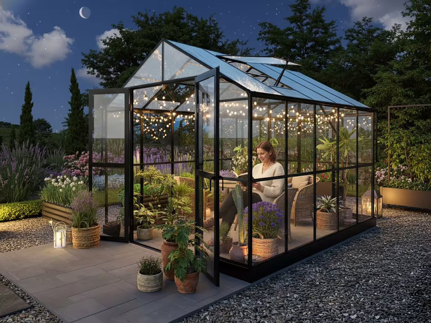 StarLine Gewächshaus Modell FloraLux 6,60 m²