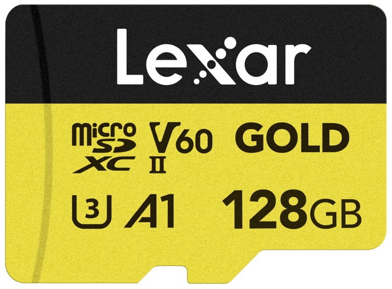 Lexar Professional microSDXC GOLD 128GB 100 MB/s