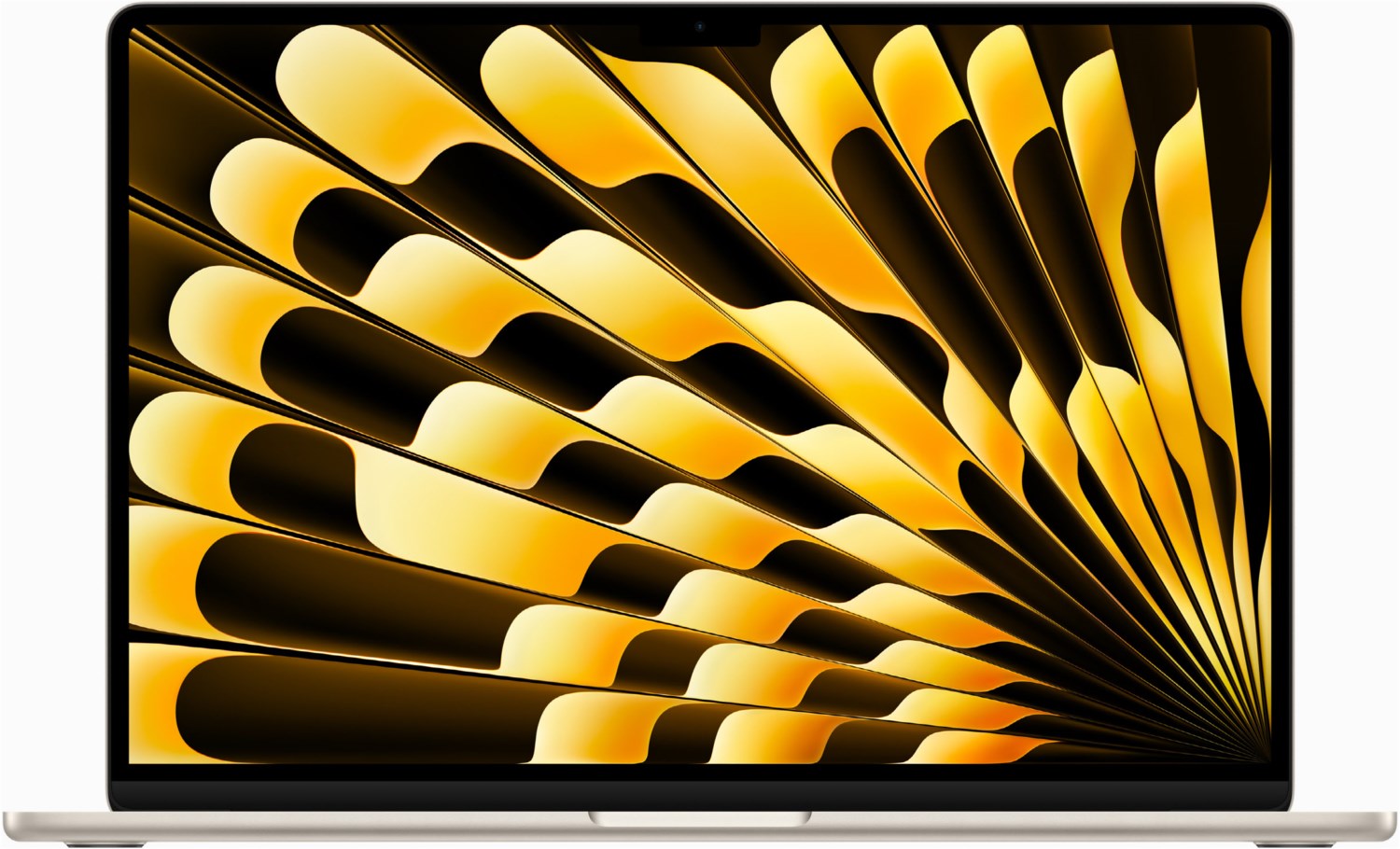 MacBook Air 15" M2, 2023 (MQKU3D/A) polarstern, 8 GB RAM, 256 GB SSD, Apple M2, MacOS Betriebssystem, 2880x1864