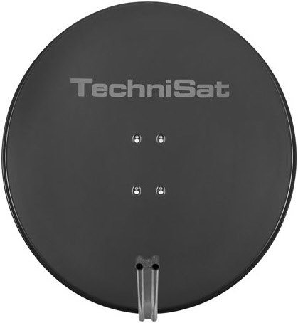 SATMAN 850 Plus mit AZ/EL Halt. Satelliten-Reflektor grau