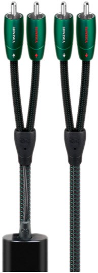 Yosemite RCA>RCA (2m) Audiokabel schwarz/grün