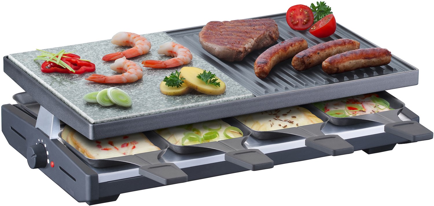 RC 58 Raclette schwarz/chrom