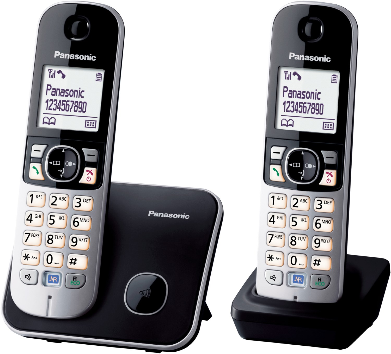 KX-TG6812GB Schnurlostelefon schwarz