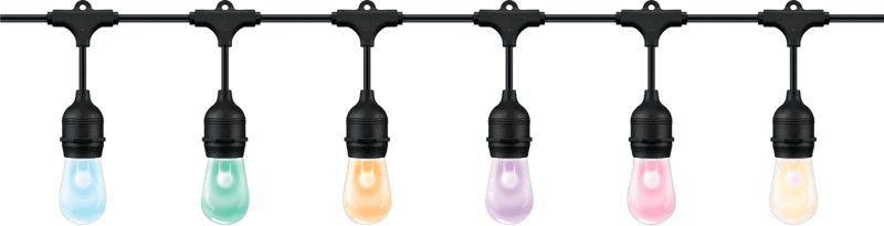 WiZ Tunable White & Color Outdoor Lichterkette 120lm - 2er-Set