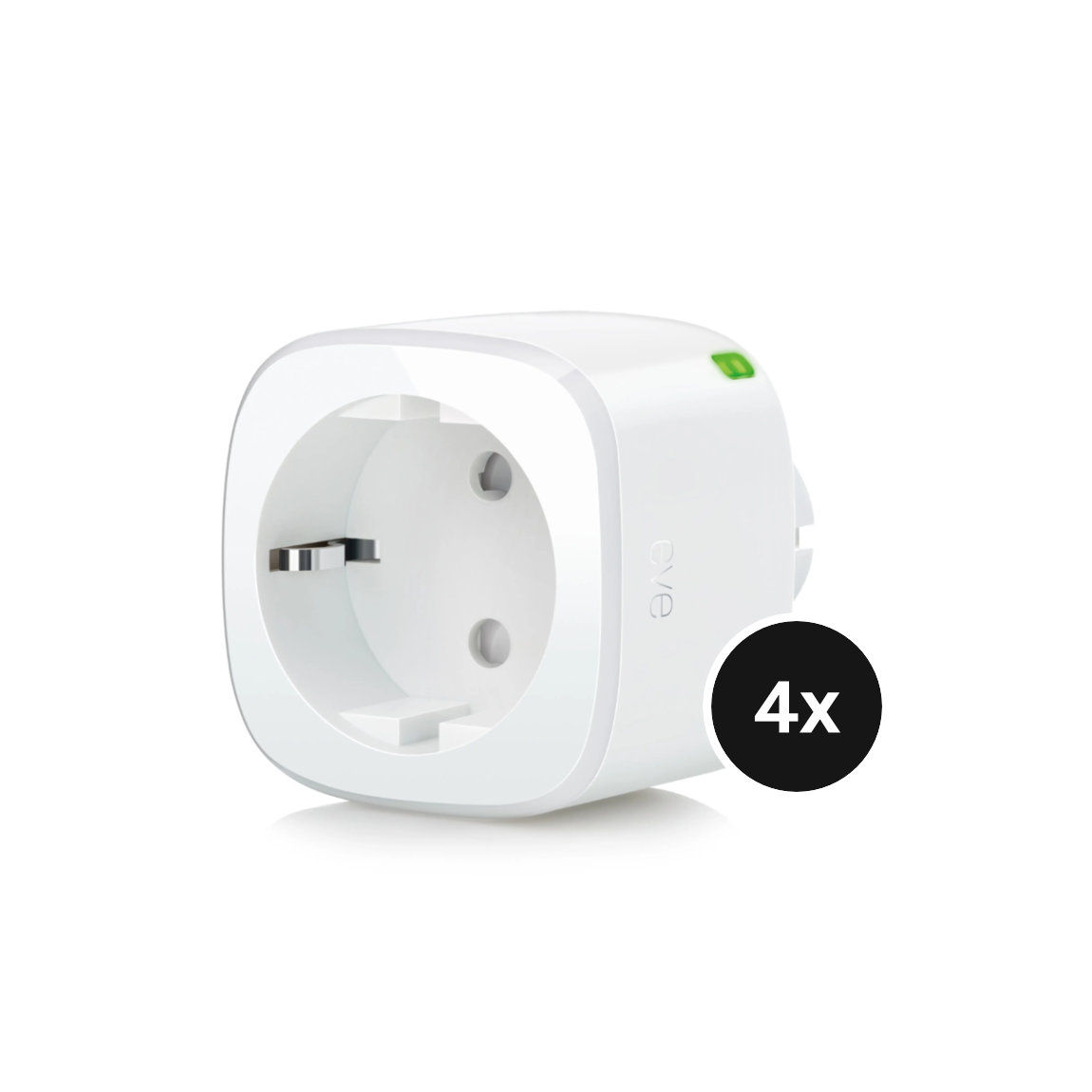 Eve Energy Matter - Steckdose mit Verbrauchsmessung - 4er-Set