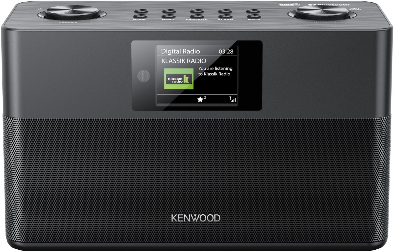 CR-ST80DAB-B Heimradio schwarz