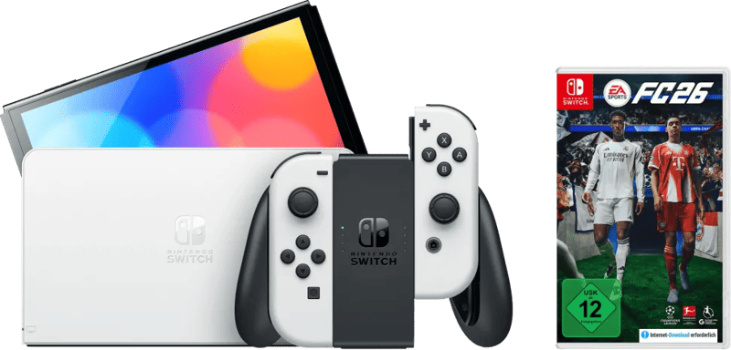 Nintendo Switch OLED Weiß + EA Sports FC 26