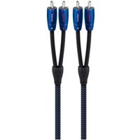 Victoria RCA>RCA (0,6m) Audiokabel schwarz/blau