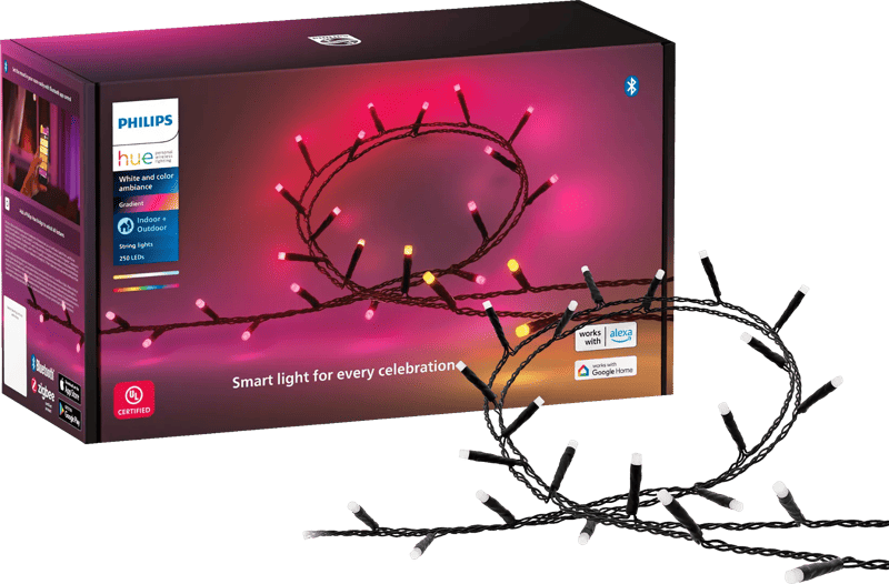 Philips Hue Festavia Lichterkette 20m 250 LEDs + Bridge